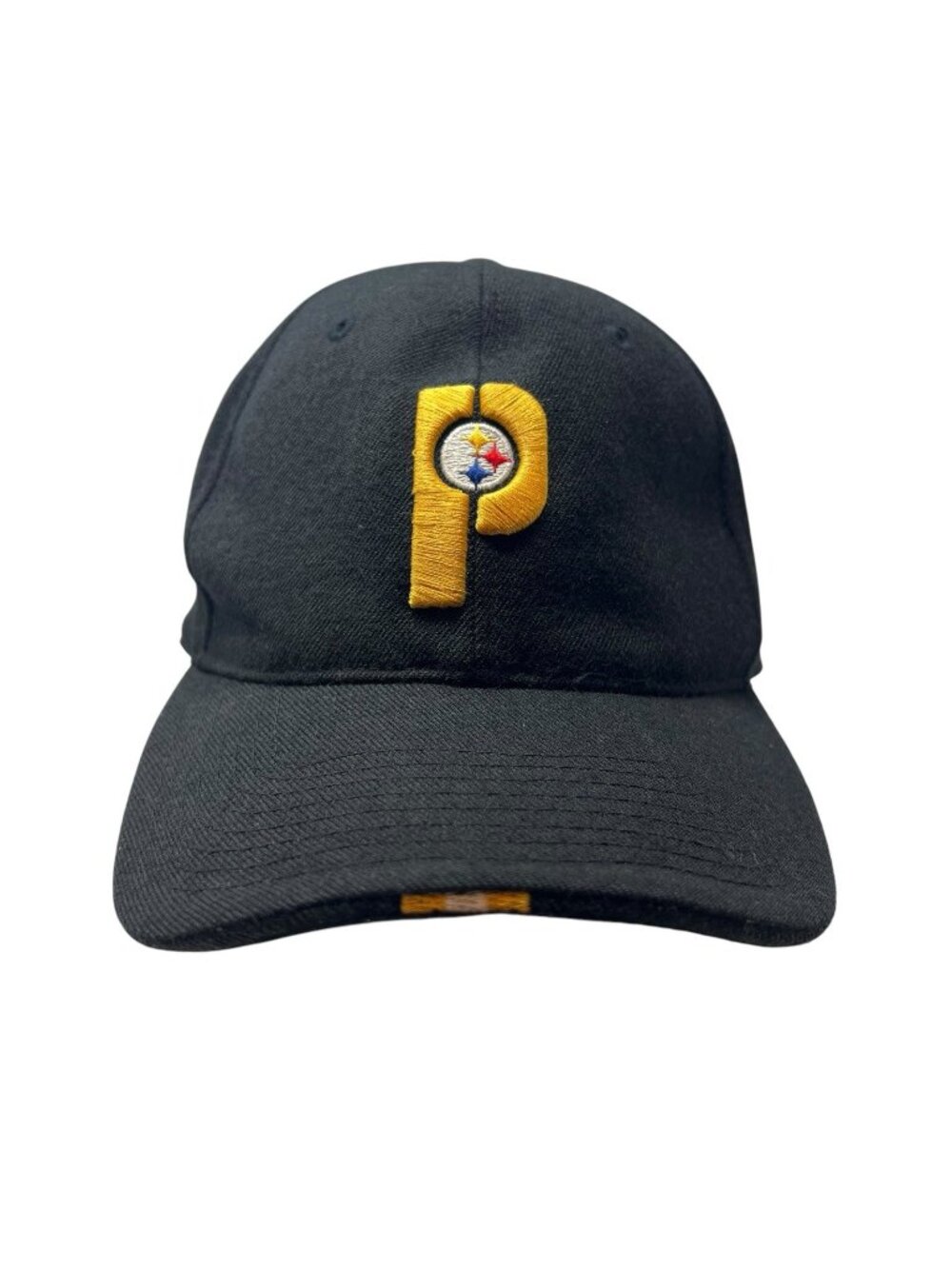 Pittsburgh Steelers Vintage Nike Team Fitted Wool Hat Cap 7 3/8 90's Dad Retro